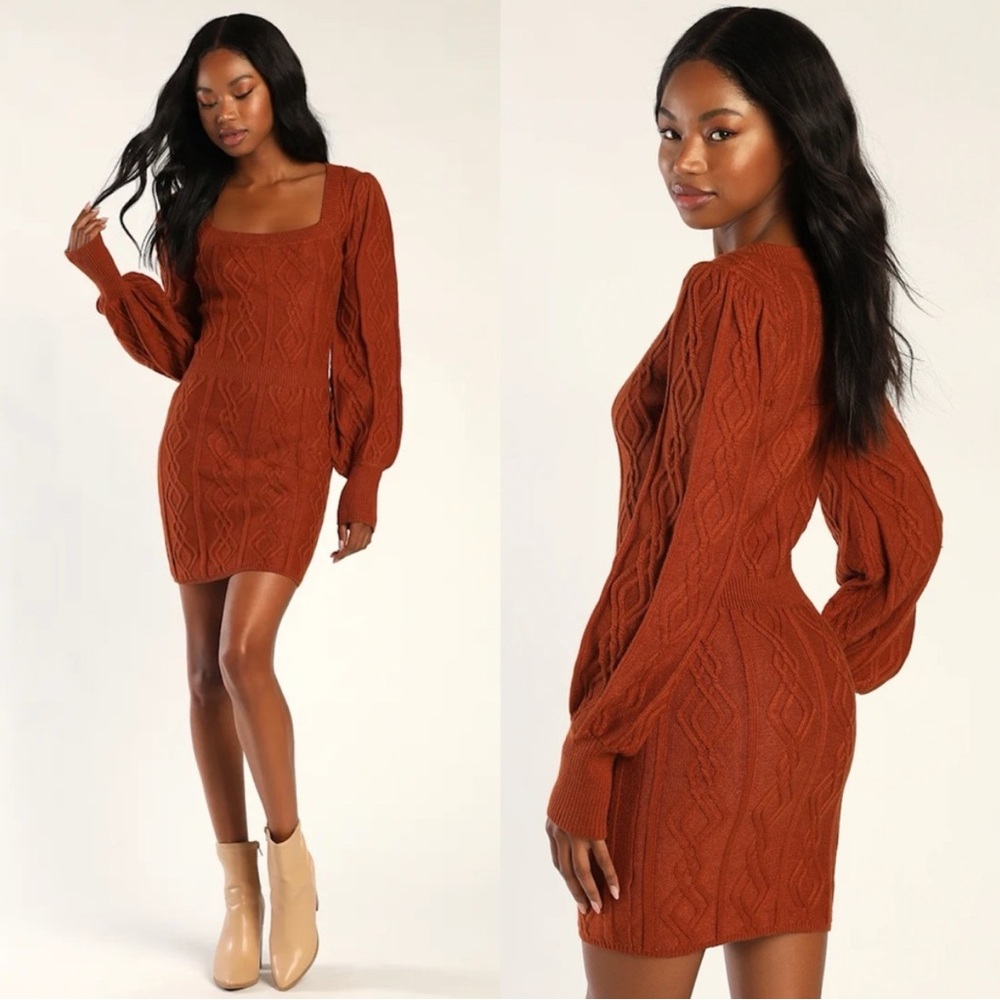 Lulu’s Cable Knit Dress